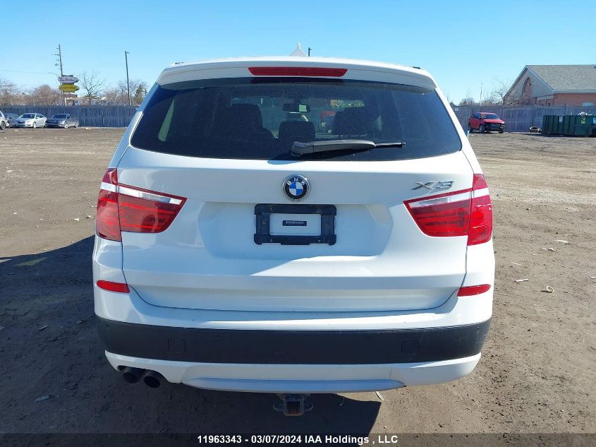 2011 BMW X3 VIN: 5UXWX5C55BL713602 Lot: 43536984