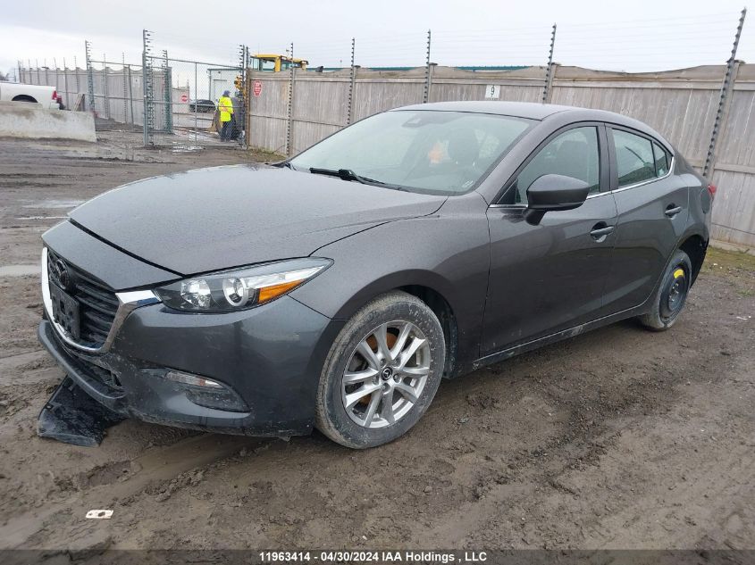 2018 Mazda 3 Touring VIN: 3MZBN1V77JM226876 Lot: 39240488
