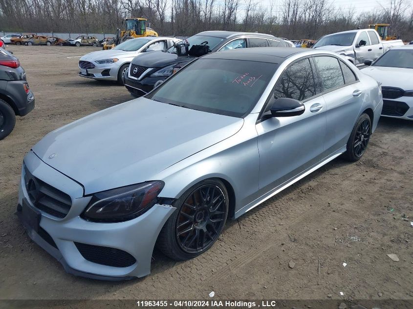 2015 Mercedes-Benz C-Class VIN: 55SWF4KB2FU007989 Lot: 11963455