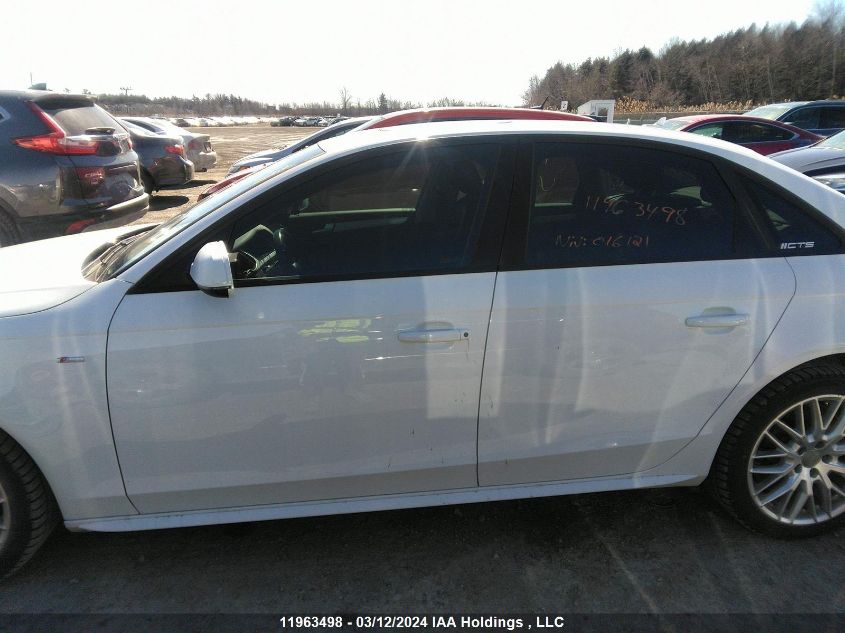 2016 Audi A4 VIN: WAUDFCFL6GN016121 Lot: 11963498