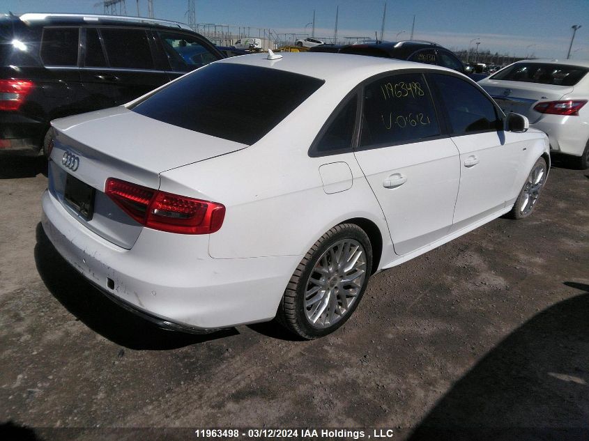 2016 Audi A4 VIN: WAUDFCFL6GN016121 Lot: 11963498