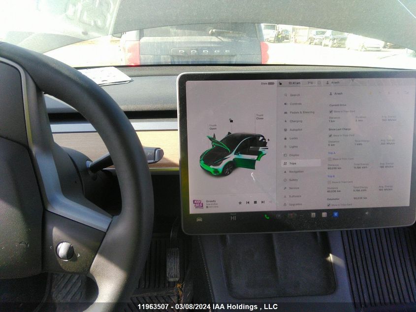 2021 Tesla Model Y VIN: 5YJYGAEE9MF298841 Lot: 11963507