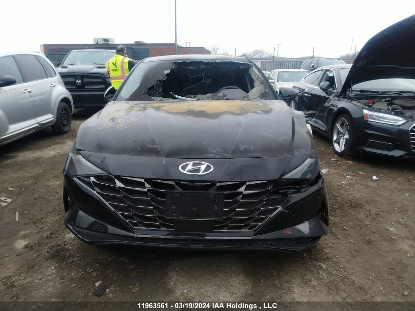 2022 Hyundai Elantra Ultimate Ivt VIN: KMHLN4AG7NU360847 Lot: 11963561