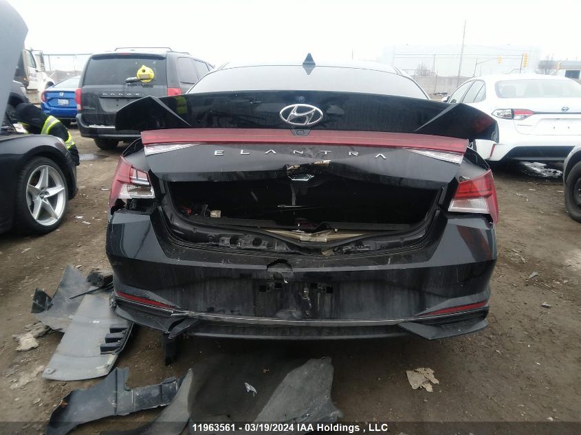 2022 Hyundai Elantra Ultimate Ivt VIN: KMHLN4AG7NU360847 Lot: 11963561