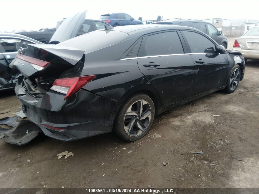 2022 Hyundai Elantra Ultimate Ivt VIN: KMHLN4AG7NU360847 Lot: 11963561