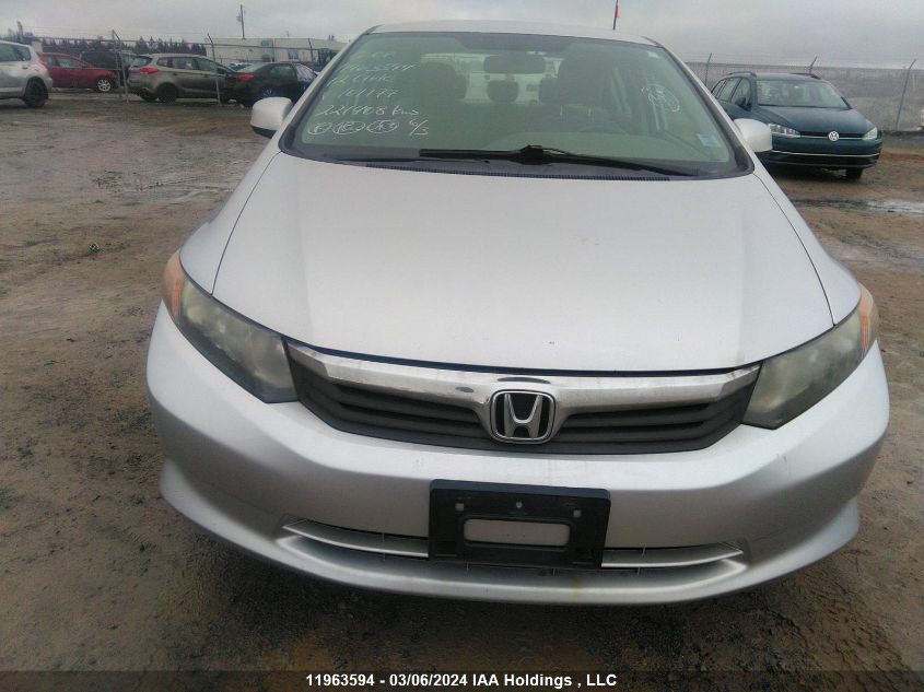 2012 Honda Civic Sdn VIN: 2HGFB2F40CH101177 Lot: 50438524