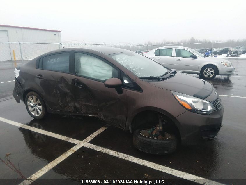 2015 Kia Rio VIN: KNADM4A37F6478635 Lot: 11963606