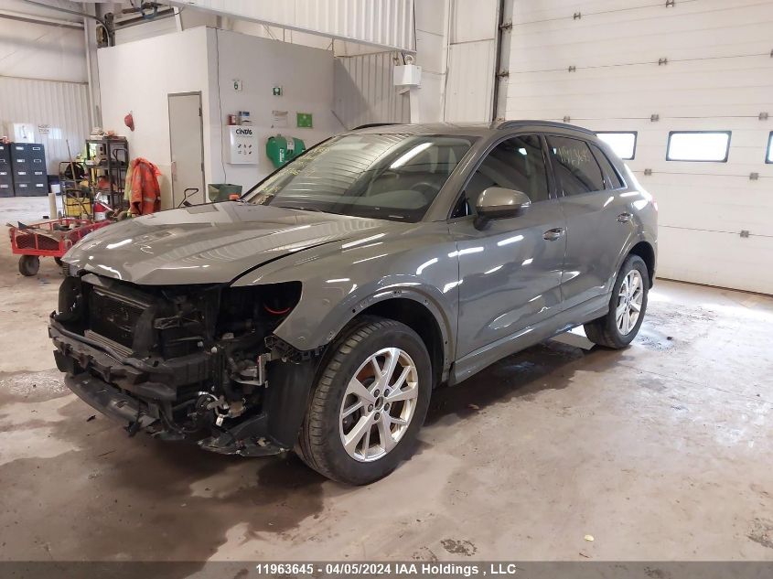 2020 Audi Q3 VIN: WA1AECF38L1020532 Lot: 11963645