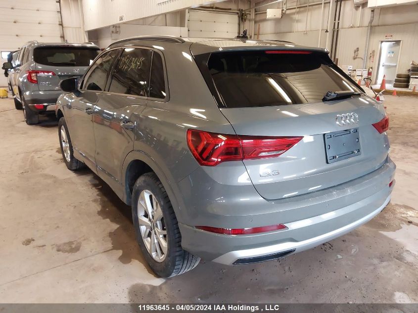 2020 Audi Q3 VIN: WA1AECF38L1020532 Lot: 11963645