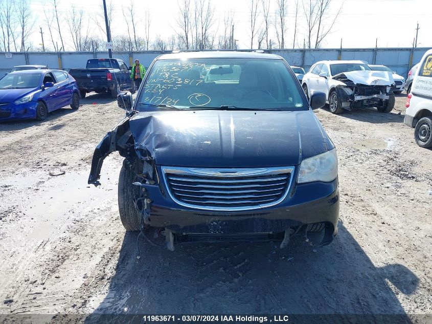 2011 Chrysler Town & Country Touring VIN: 2A4RR5DGXBR603817 Lot: 11963671