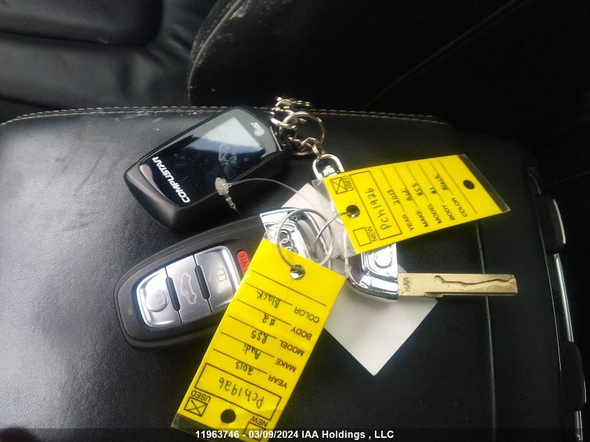 2013 Audi Rs5 VIN: WUAC6BFR4DA900660 Lot: 11963746