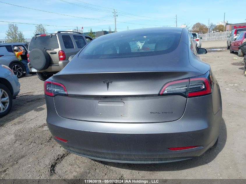 2018 Tesla Model 3 Long Range/Performance VIN: 5YJ3E1EB4JF106744 Lot: 11963819