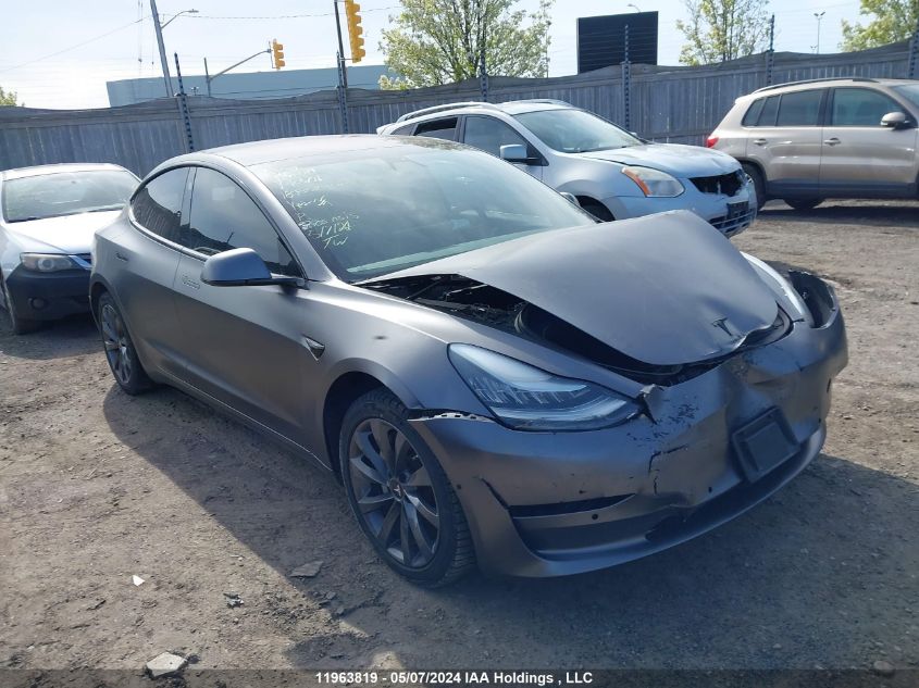 2018 Tesla Model 3 Long Range/Performance VIN: 5YJ3E1EB4JF106744 Lot: 11963819