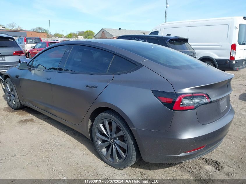 2018 Tesla Model 3 Long Range/Performance VIN: 5YJ3E1EB4JF106744 Lot: 11963819