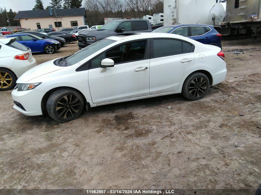 2015 Honda Civic VIN: 2HGFB2E55FH009755 Lot: 11963907