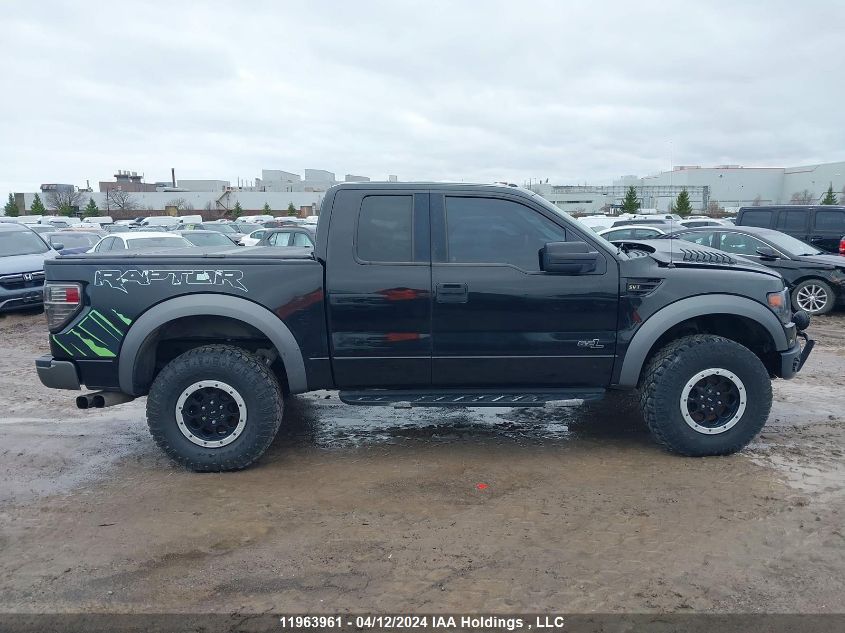 2013 Ford F150 Svt Raptor VIN: 1FTFX1R68DFB85551 Lot: 11963961