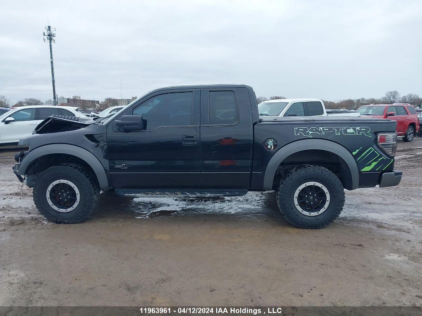 2013 Ford F150 Svt Raptor VIN: 1FTFX1R68DFB85551 Lot: 11963961