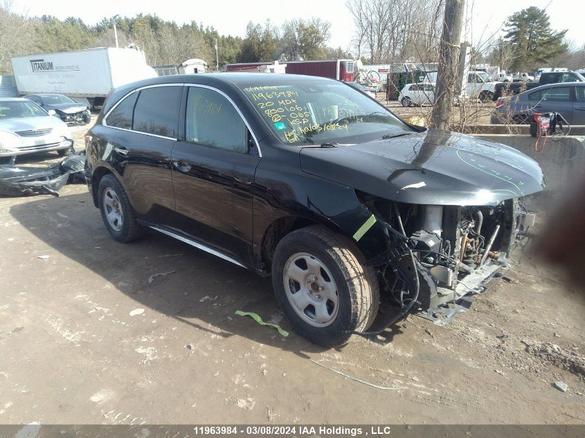 2020 Acura Mdx VIN: 5J8YD4H6XLL800106 Lot: 11963984