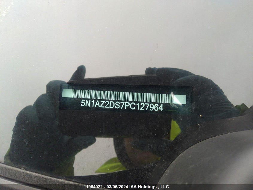 2023 Nissan Murano VIN: 5N1AZ2DS7PC127964 Lot: 11964022