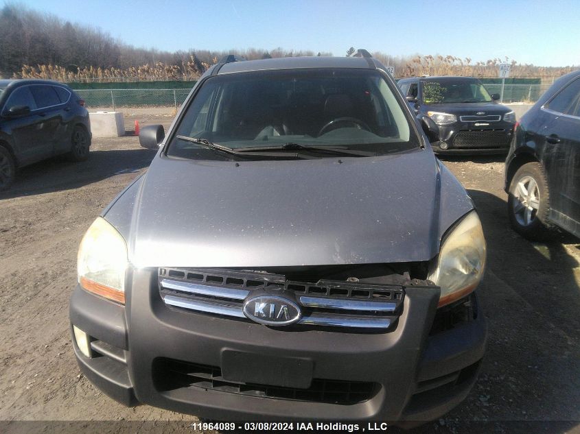 2007 Kia Sportage Ex/Lx VIN: KNDJE723177334075 Lot: 11964089