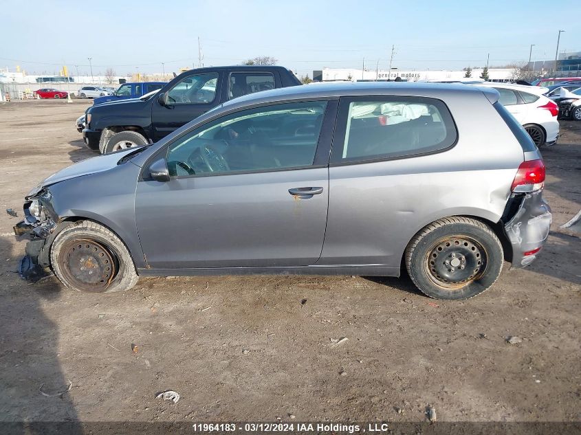 2010 Volkswagen Golf VIN: WVWBA7AJ6AW115593 Lot: 11964183
