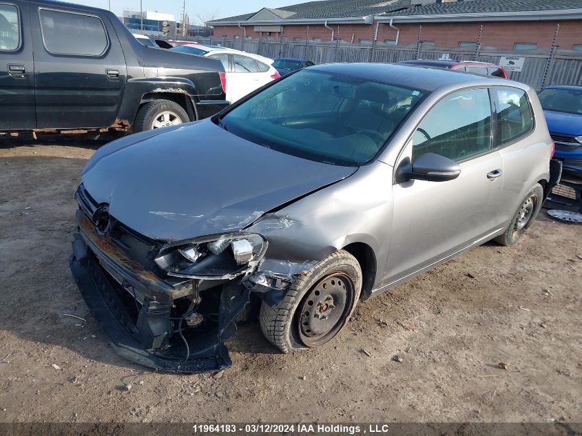 2010 Volkswagen Golf VIN: WVWBA7AJ6AW115593 Lot: 11964183