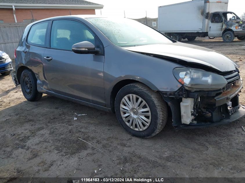 2010 Volkswagen Golf VIN: WVWBA7AJ6AW115593 Lot: 11964183