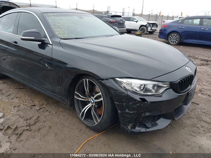 2015 BMW 4 Series 435I xDrive VIN: WBA4B3C50FD669923 Lot: 11964272