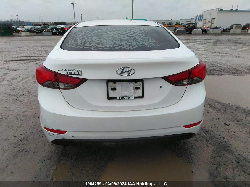 2016 Hyundai Elantra Se/Sport/Limited VIN: 5NPDH4AE3GH731157 Lot: 11964299