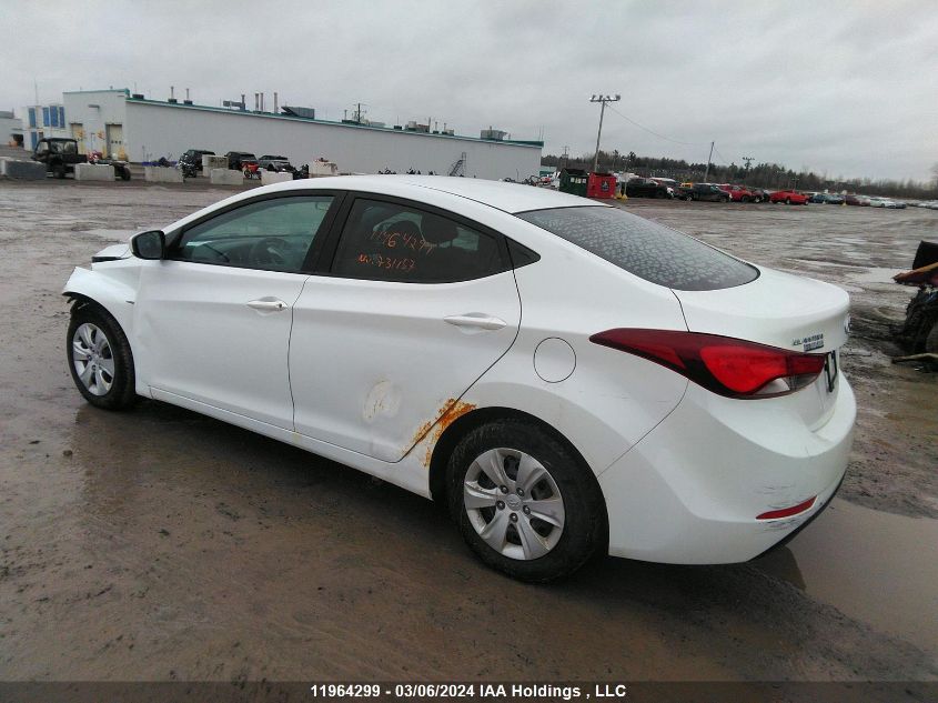 2016 Hyundai Elantra Se/Sport/Limited VIN: 5NPDH4AE3GH731157 Lot: 11964299