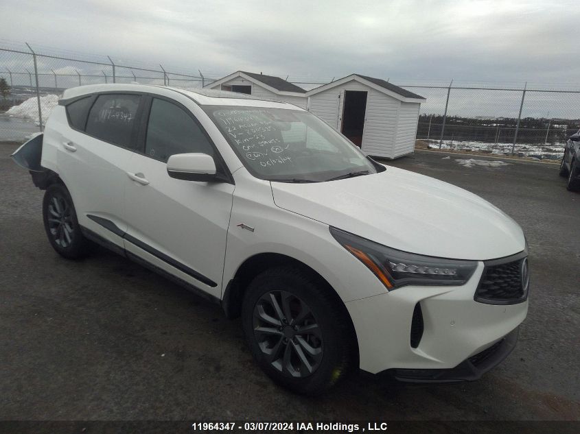 2022 Acura Rdx VIN: 5J8TC2H68NL800335 Lot: 11964347