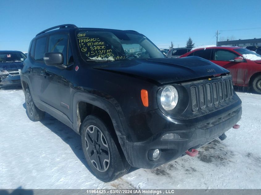 2015 Jeep Renegade Trailhawk VIN: ZACCJBCT0FPB74010 Lot: 11964425