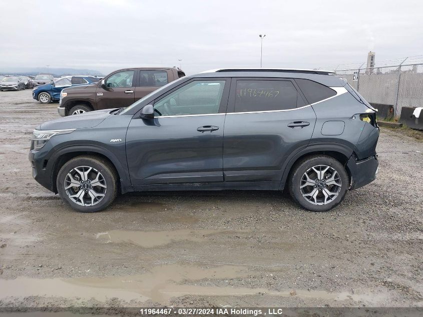 2021 Kia Seltos VIN: KNDERCAA3M7230407 Lot: 11964467