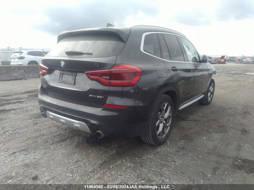 2021 BMW X3 xDrive30I VIN: 5UXTY5C04M9G63220 Lot: 11964560