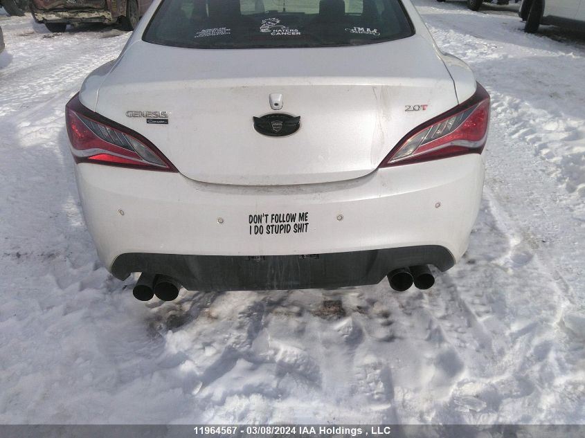 2014 Hyundai Genesis Coupe 2.0T VIN: KMHHT6KD8EU115230 Lot: 11964567