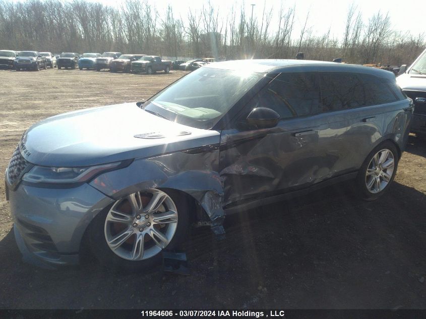 2022 Land Rover Range Rover Velar R-Dynamic S VIN: SALYT2EU0NA335870 Lot: 11964606