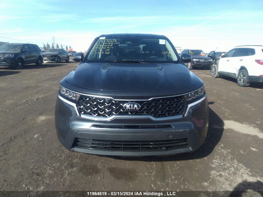 2021 Kia Sorento VIN: 5XYRGDLC1MG040006 Lot: 11964619
