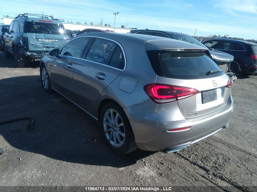 2019 Mercedes-Benz A-Class VIN: WDD3F4HB2KJ064410 Lot: 11964713