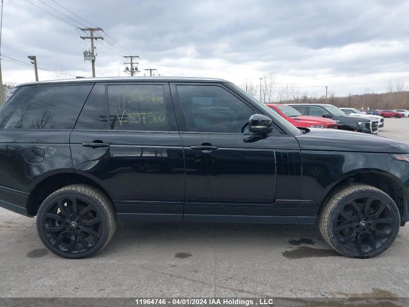 2020 Land Rover Range Rover VIN: SALGS2SE5LA597960 Lot: 11964746
