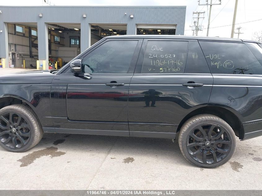 2020 Land Rover Range Rover VIN: SALGS2SE5LA597960 Lot: 11964746