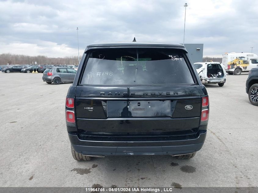 2020 Land Rover Range Rover VIN: SALGS2SE5LA597960 Lot: 11964746