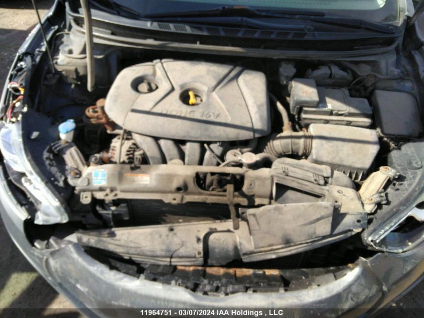 2012 Hyundai Elantra Gls VIN: 5NPDH4AE2CH133698 Lot: 39236399