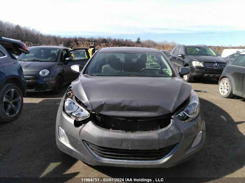 2012 Hyundai Elantra Gls VIN: 5NPDH4AE2CH133698 Lot: 39236399