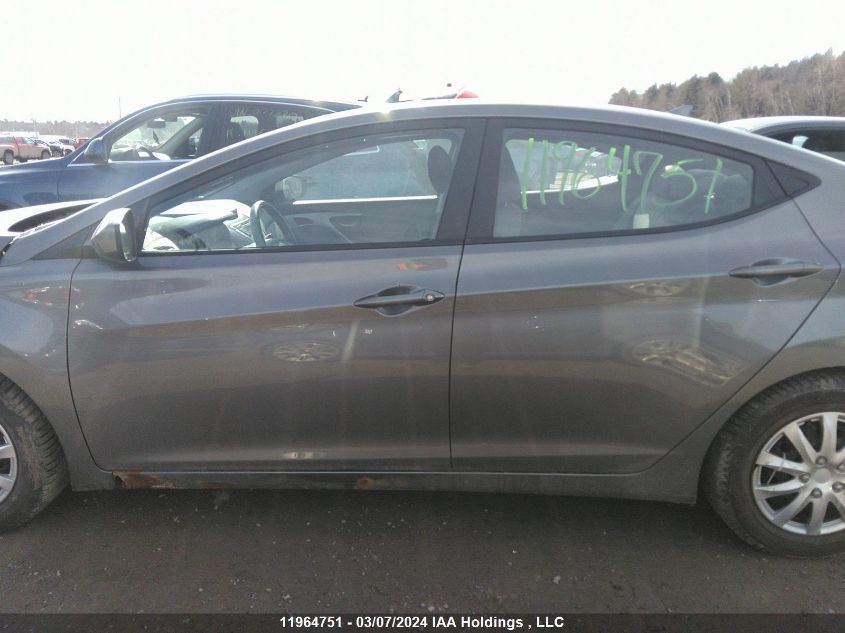 2012 Hyundai Elantra Gls VIN: 5NPDH4AE2CH133698 Lot: 39236399