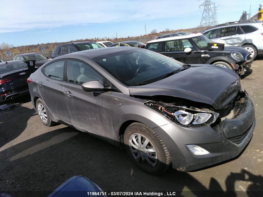 2012 Hyundai Elantra Gls VIN: 5NPDH4AE2CH133698 Lot: 39236399