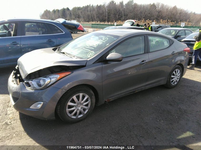 2012 Hyundai Elantra Gls VIN: 5NPDH4AE2CH133698 Lot: 39236399