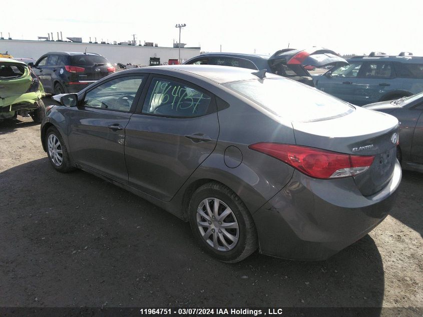 2012 Hyundai Elantra Gls VIN: 5NPDH4AE2CH133698 Lot: 39236399