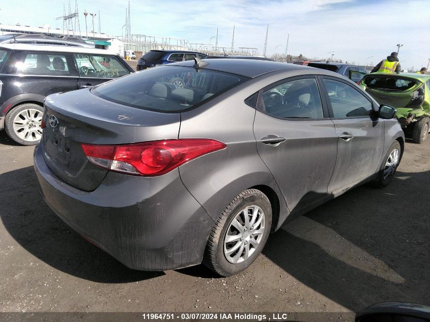 2012 Hyundai Elantra Gls VIN: 5NPDH4AE2CH133698 Lot: 39236399