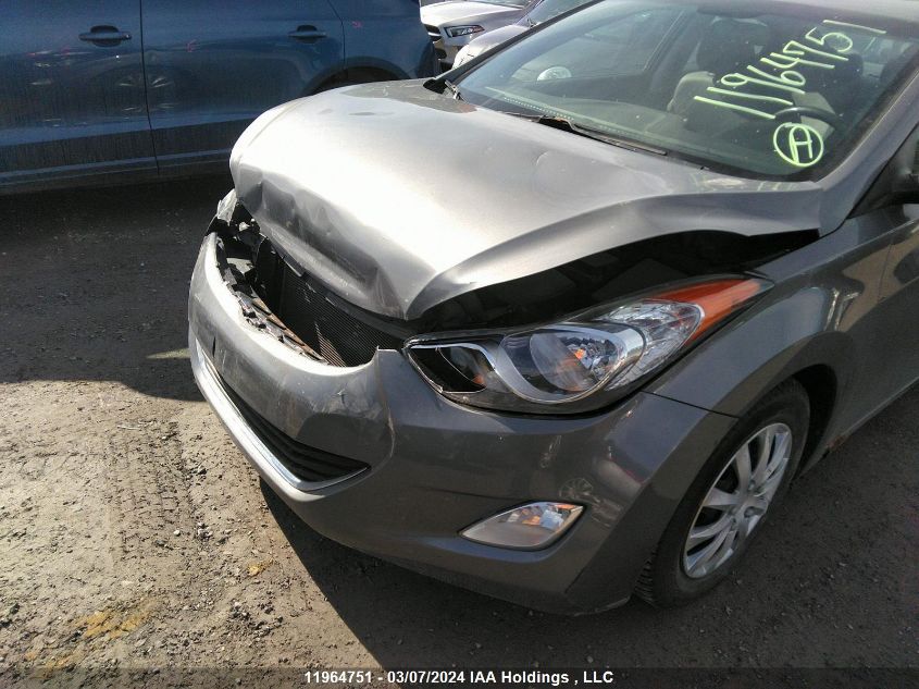 2012 Hyundai Elantra Gls VIN: 5NPDH4AE2CH133698 Lot: 39236399