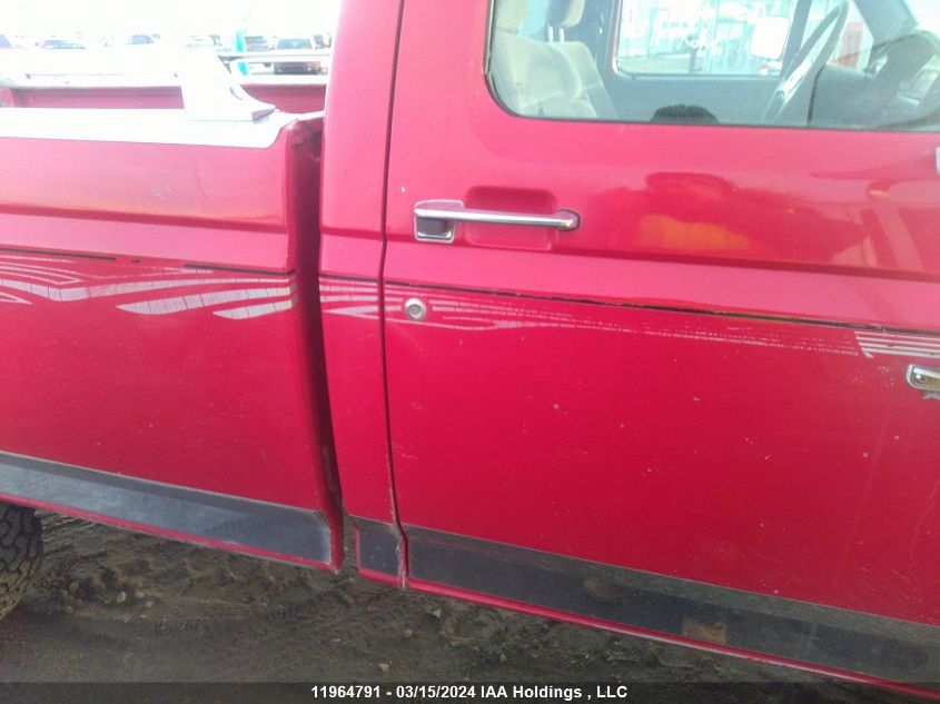 1995 Ford F250 VIN: 2FTHF26F0SCA48876 Lot: 11964791